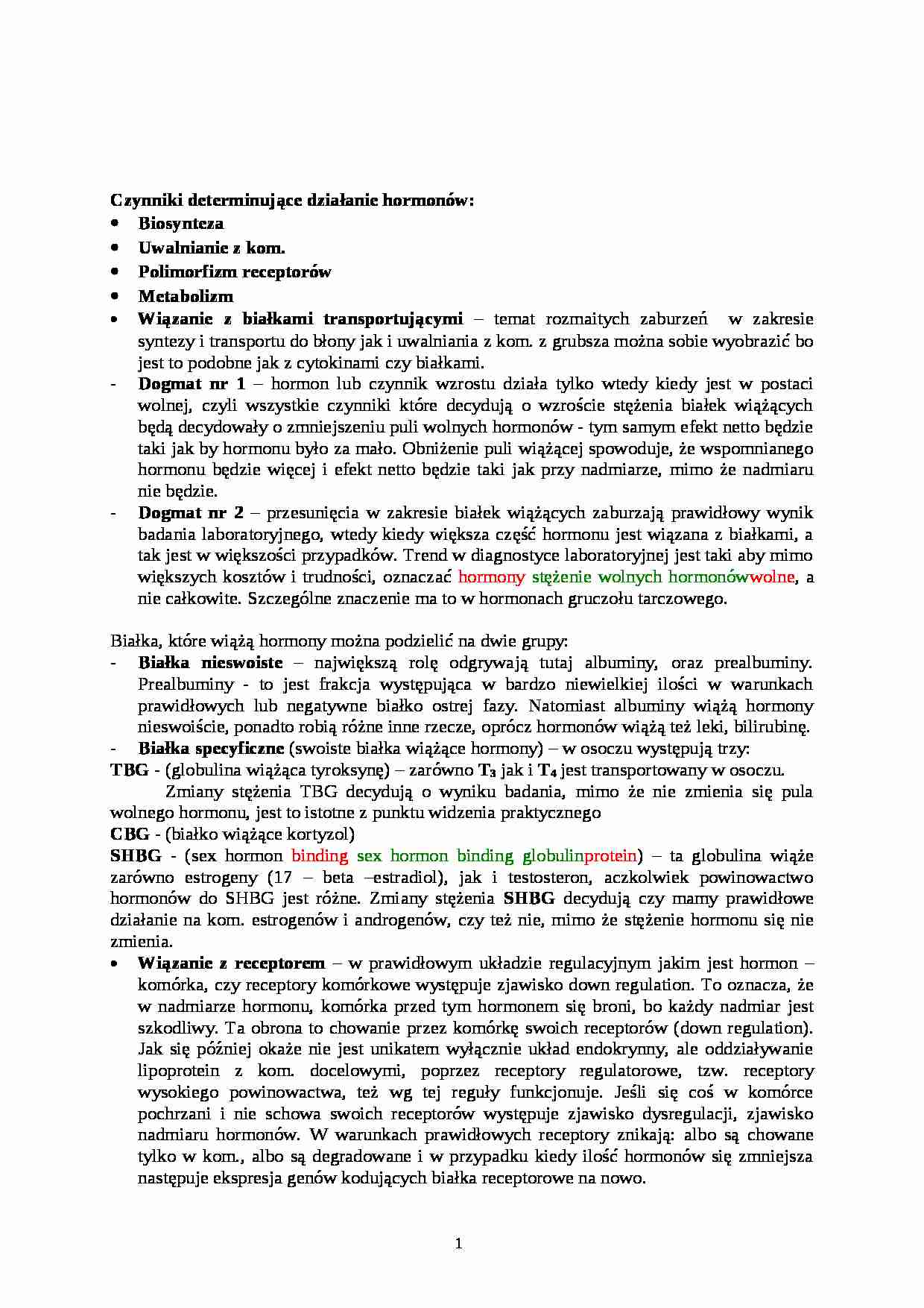 Biochemia - wykład 6 - strona 1