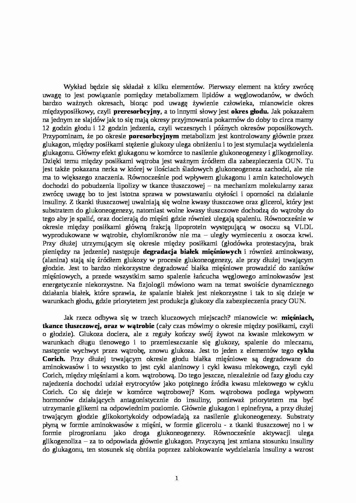 Biochemia - wykład 11 - strona 1