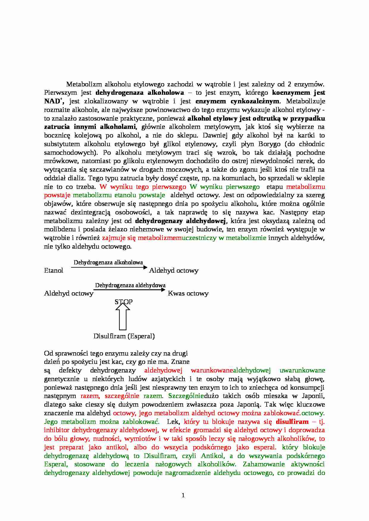 Biochemia - wykład 12 - strona 1