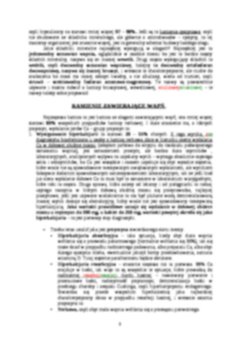 Biochemia kamicy nerkowej - wykład - strona 3