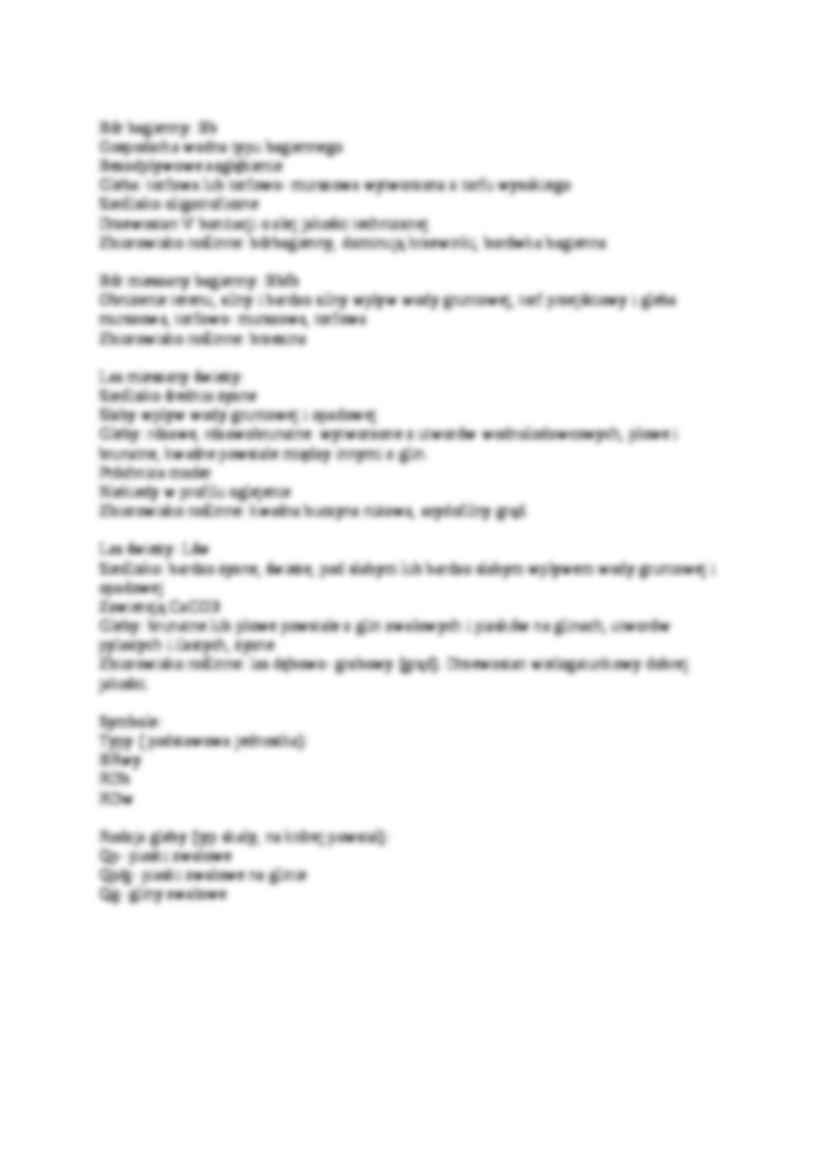 Typy siedliskowe lasów(wykłady) - strona 2