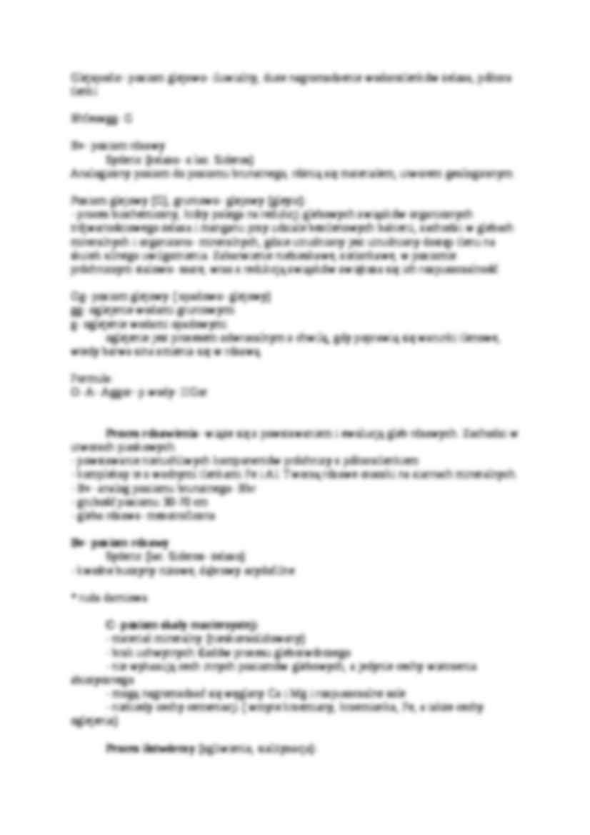 Procesy tworzenia się gleb (Wykład) - strona 3