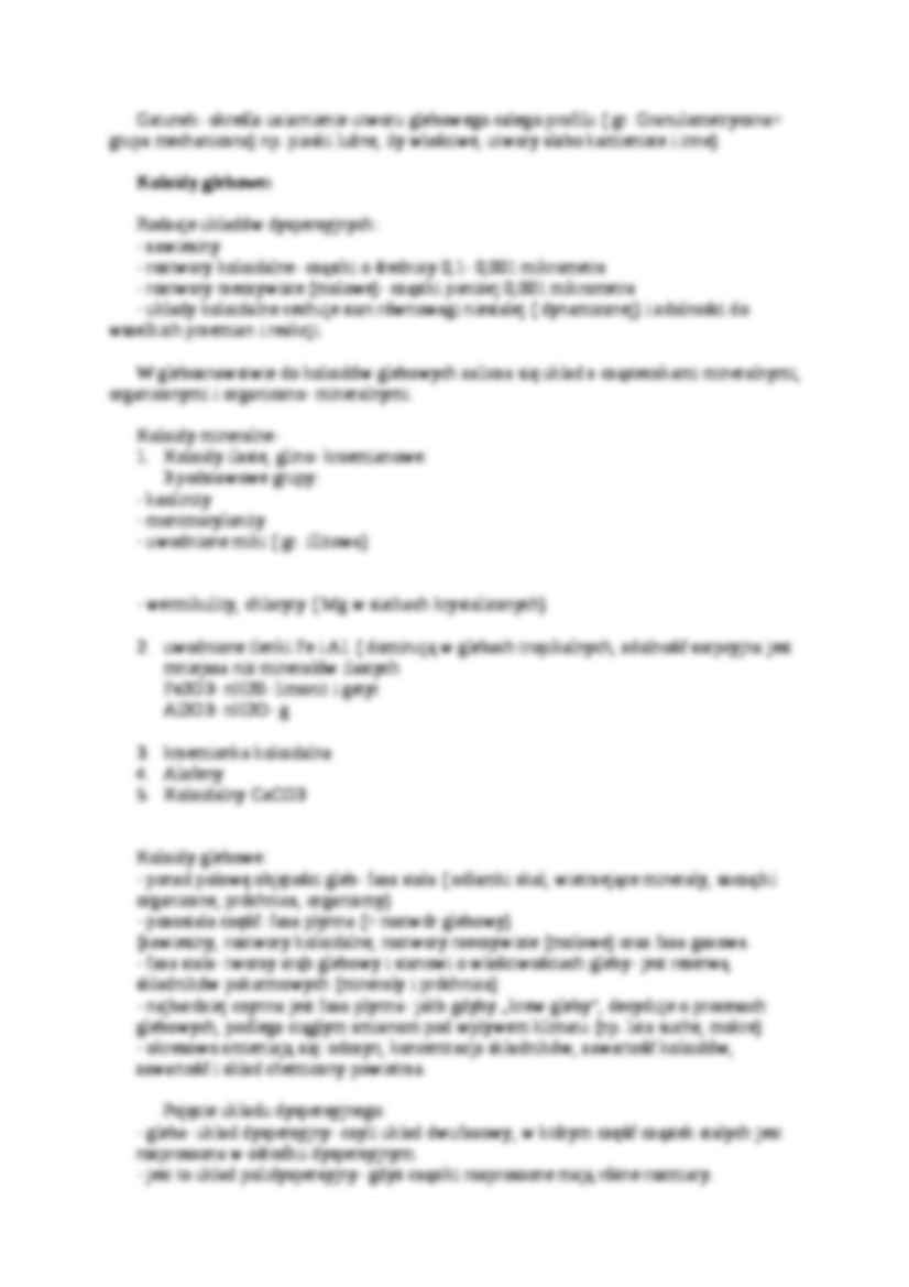 SYSTEMATYKA GLEB POLSKI (wykład) - strona 2