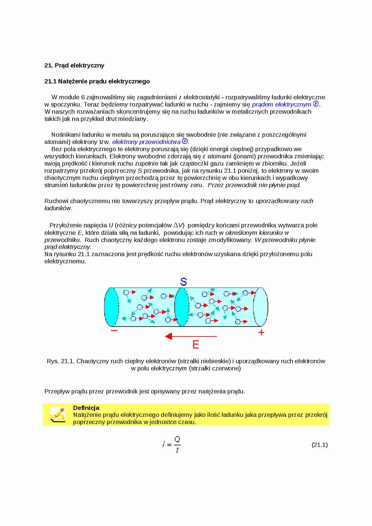 Prad elektryczny i pole magnetyczne - strona 1
