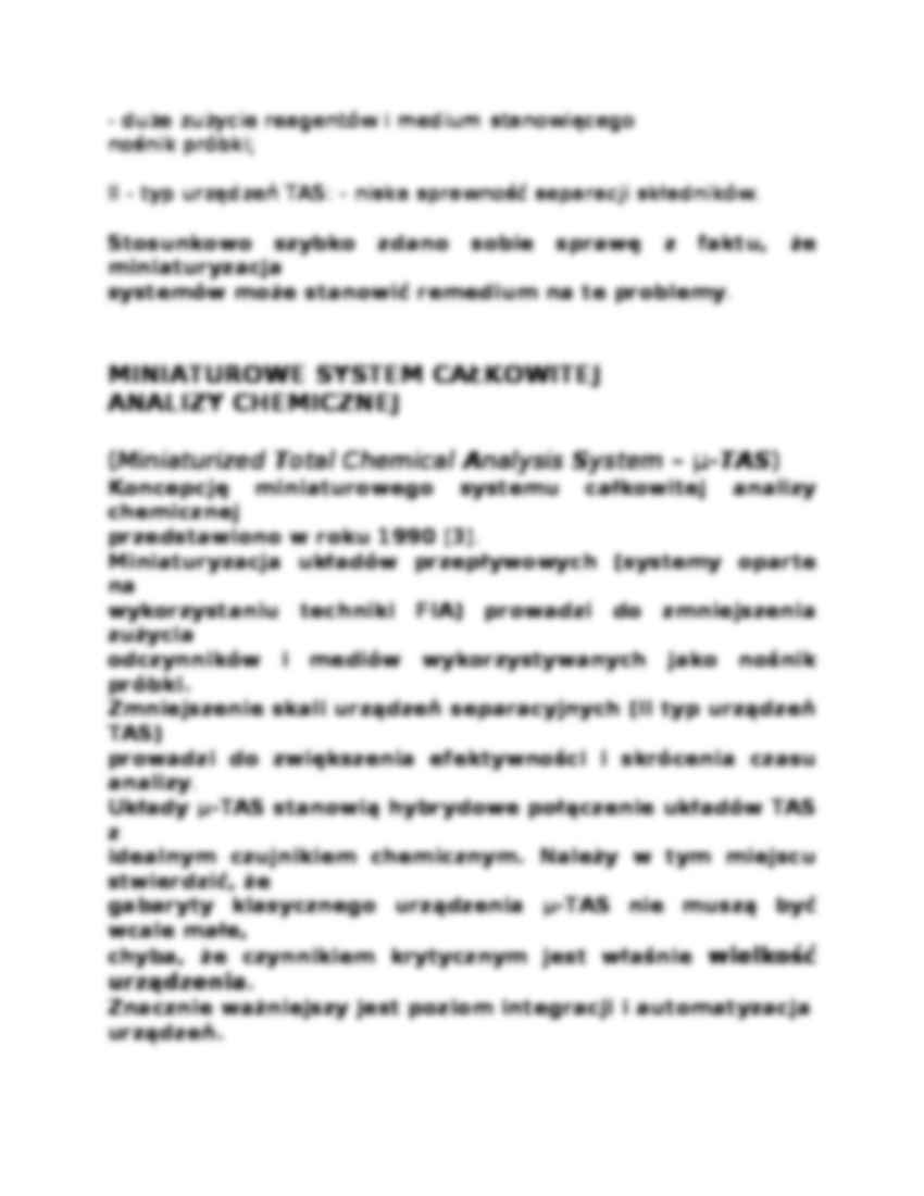 System całkowitej analizy chemicznej - omówienie - strona 3