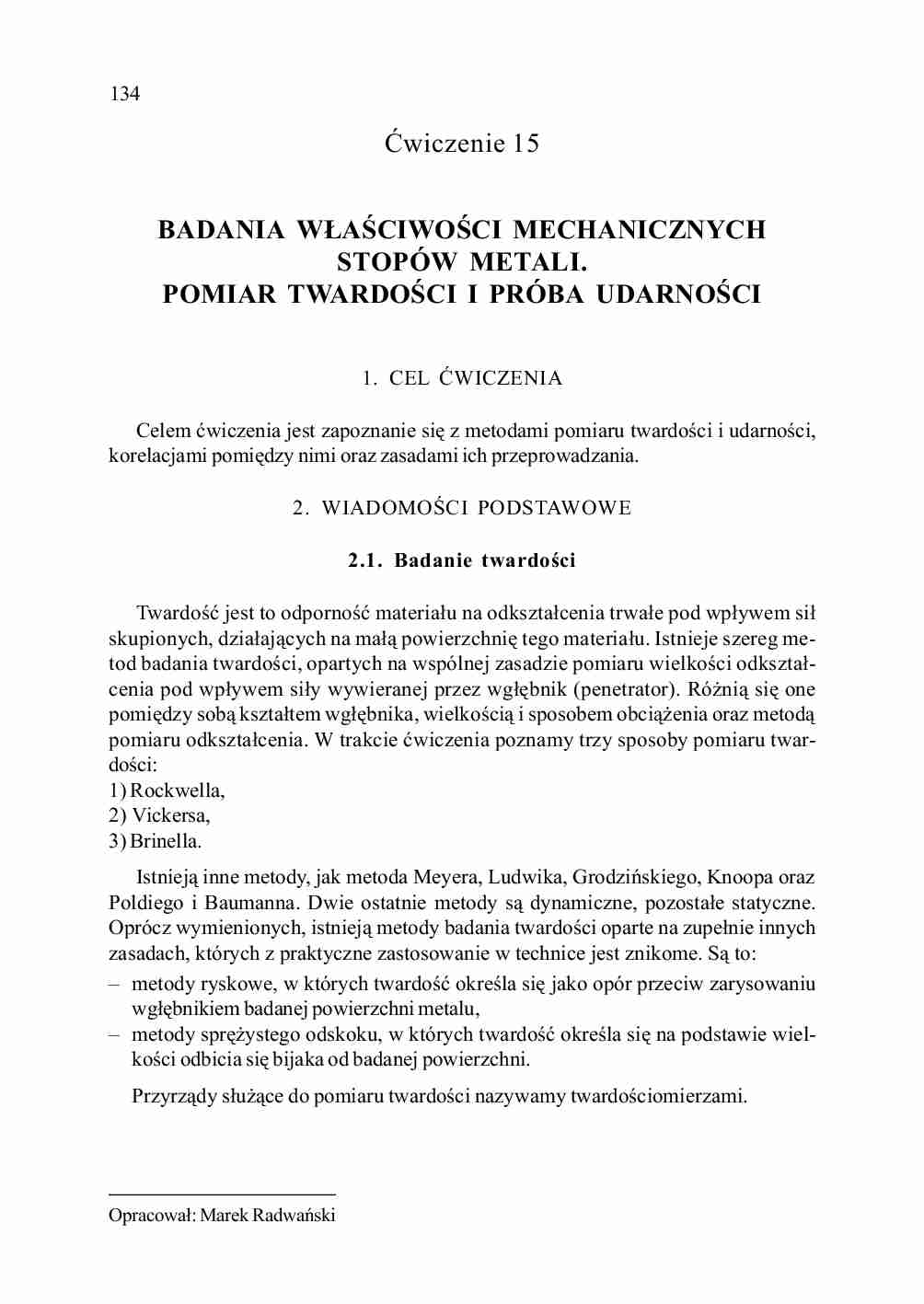 pomiar udarności i twardości stali - omówienie - strona 1