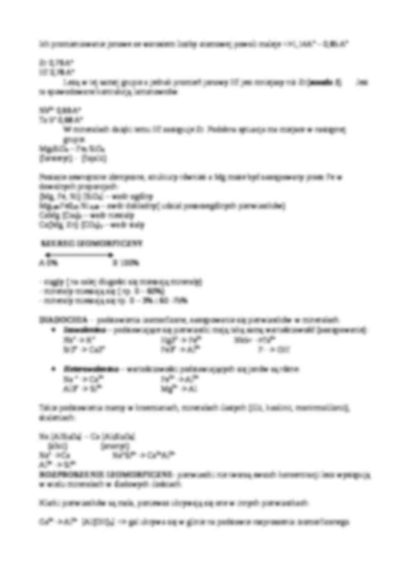 Klasyfikacja geochemiczna pierwiastków - Kaolinit - strona 3
