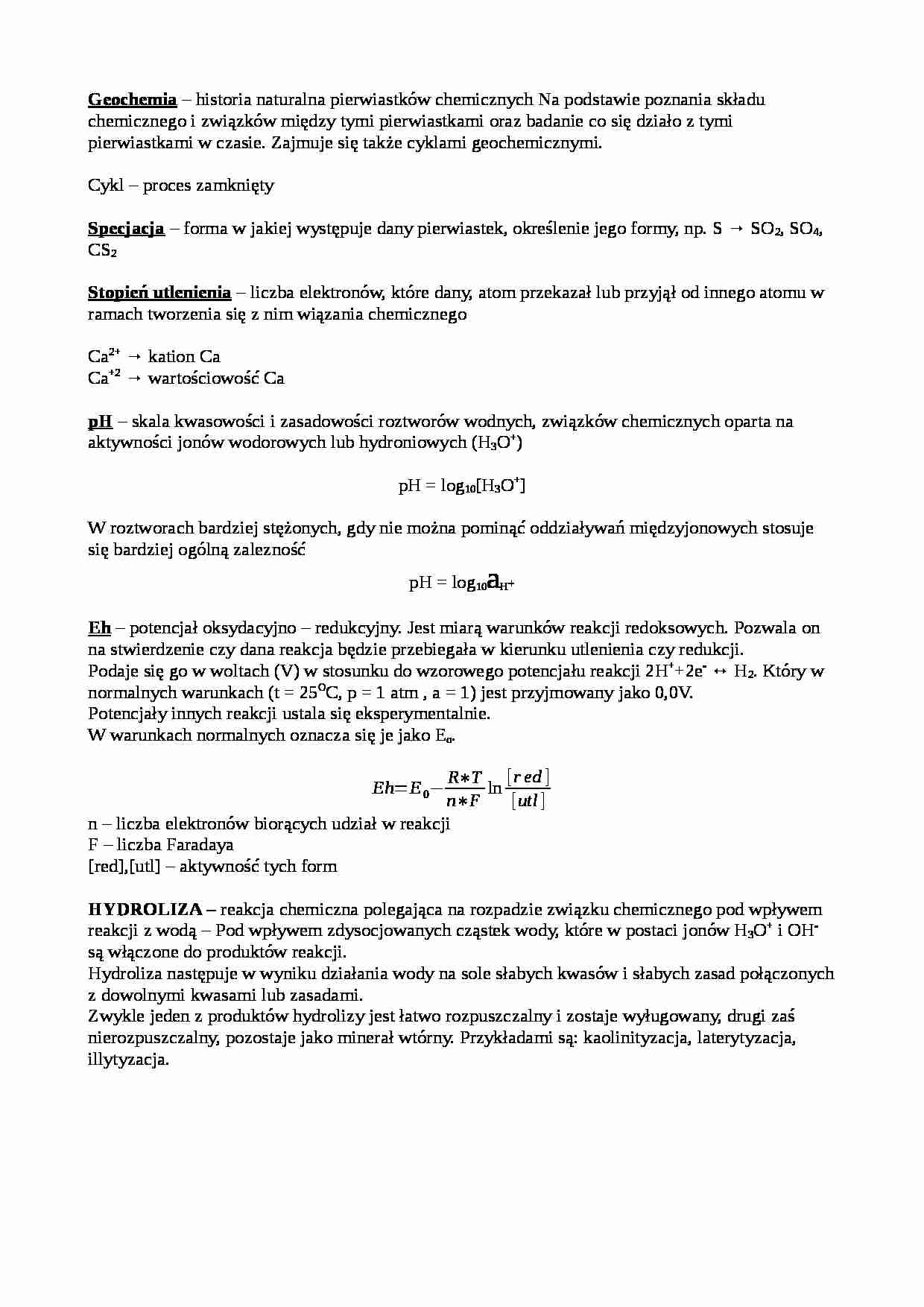 Podstawowe pojęcia - Pierwiastek chemiczny - strona 1