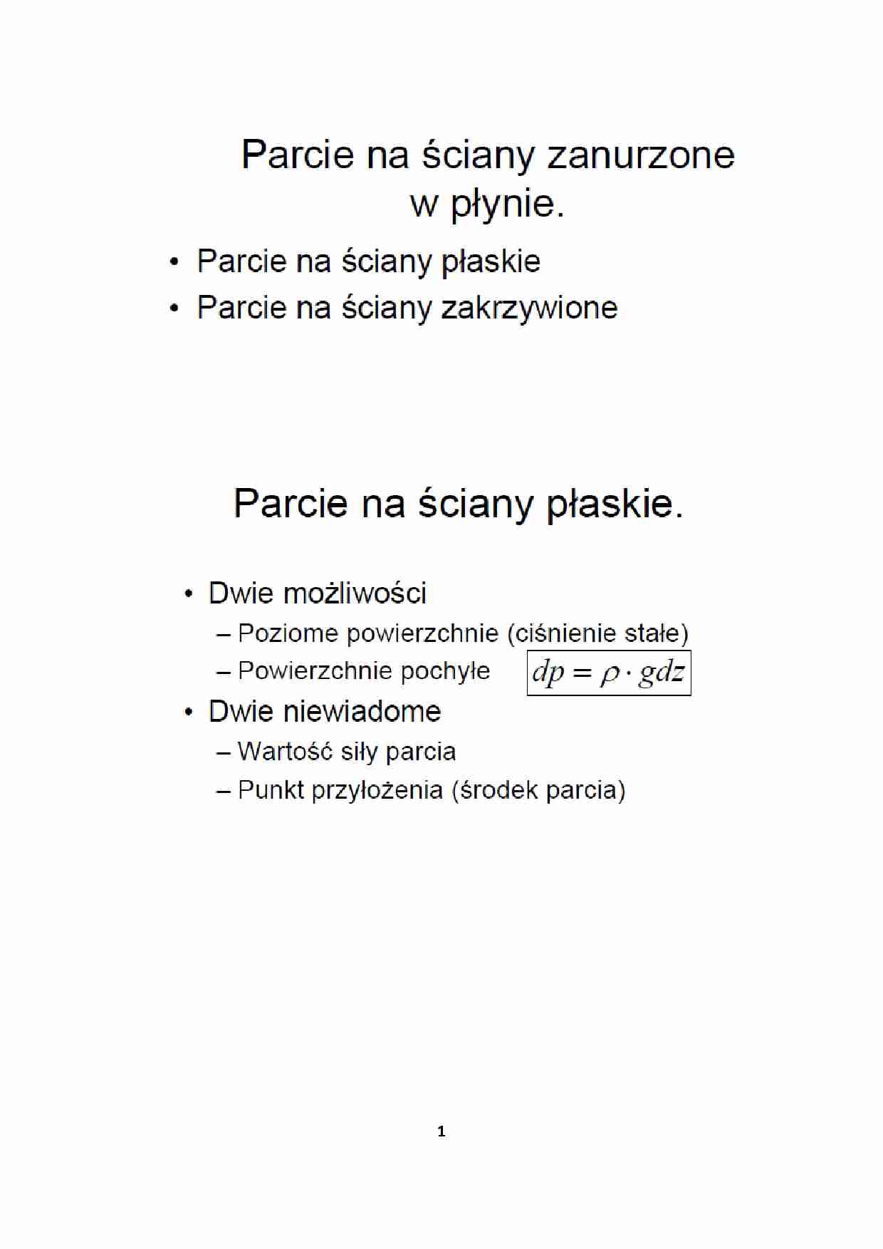 Parcie - strona 1