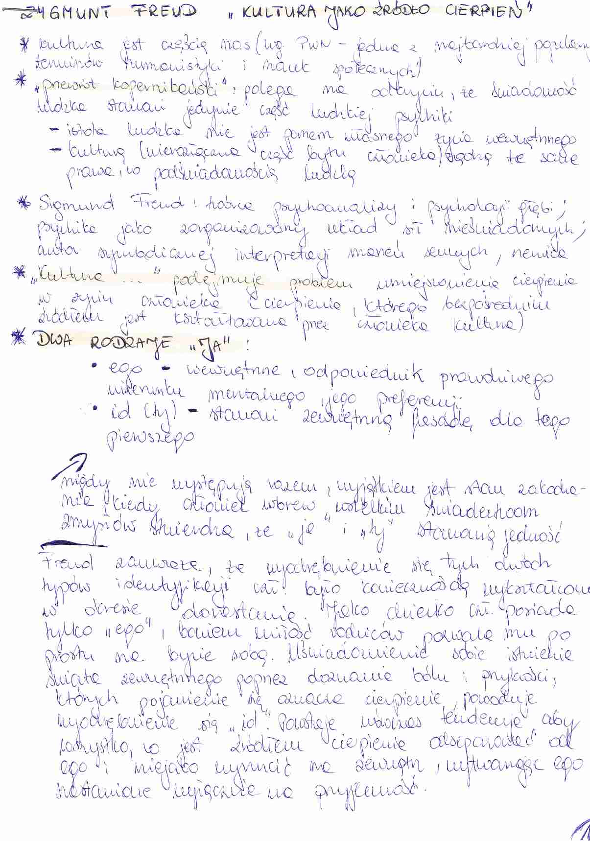 Kultura jako źródło cierpień, wykład z woku - strona 1