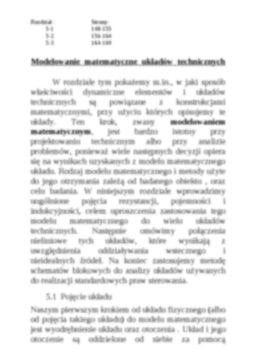 Modelowanie układów technicznych - omówienie - strona 2