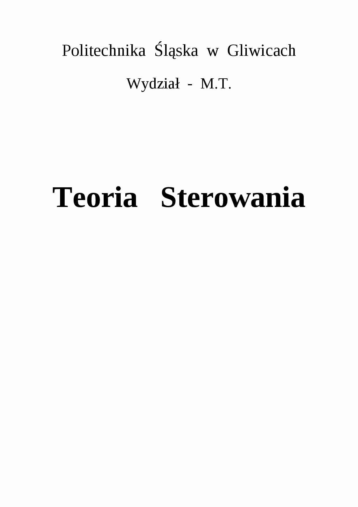 Modelowanie układów technicznych cz.2  - omówienie - strona 1