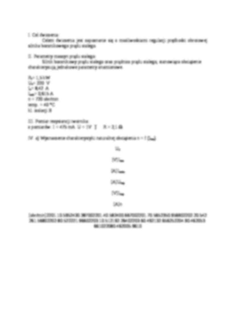 Regulacja predkosci silnika bocznikowego - strona 2