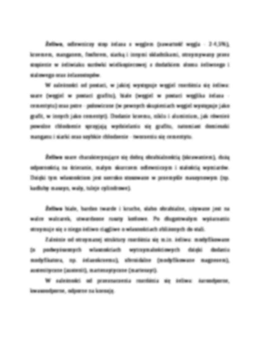 żeliwo białe i szare, obróbka metali - omówienie - strona 2