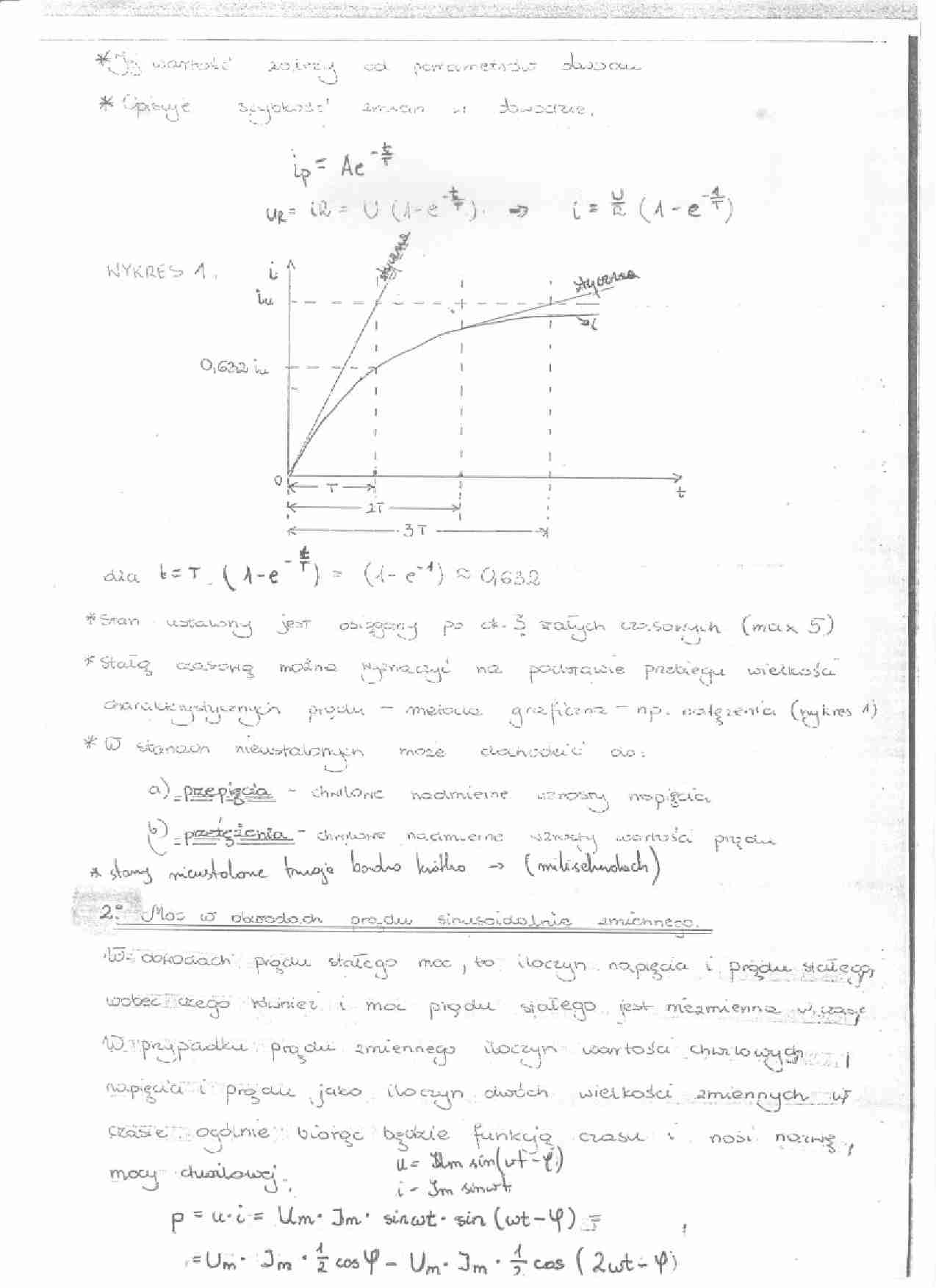 moc w obwodach, WYKŁAD - strona 1