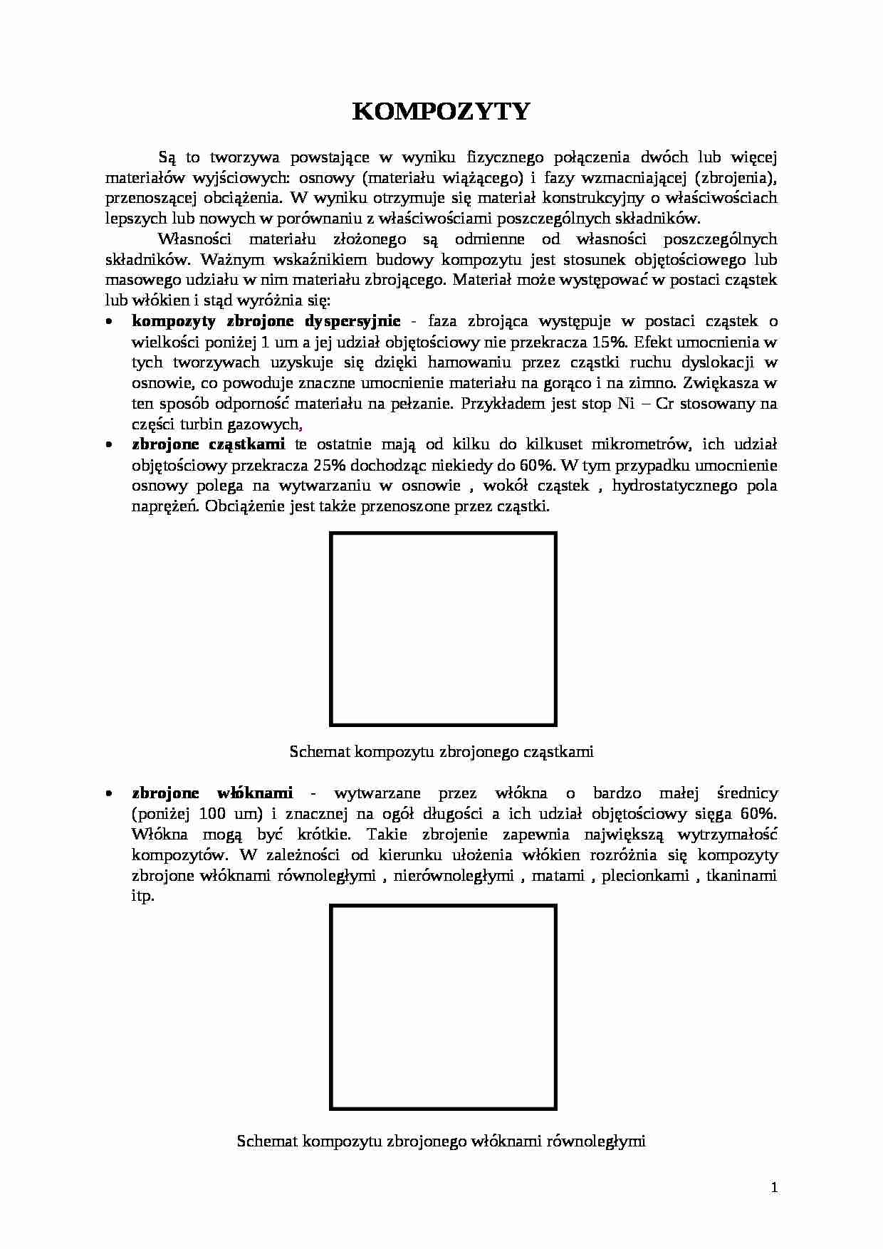 Kompozyty - omówienie - strona 1