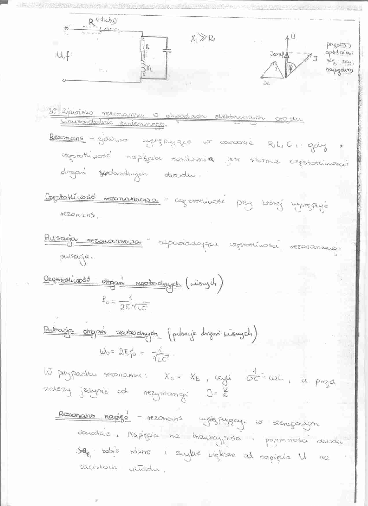 rezonans, wykład - strona 1