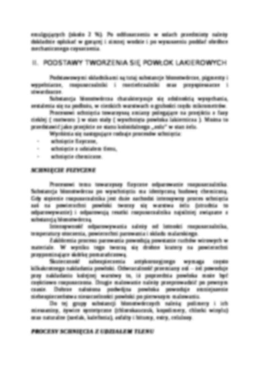 Powłoki malarskie - omówienie - strona 3