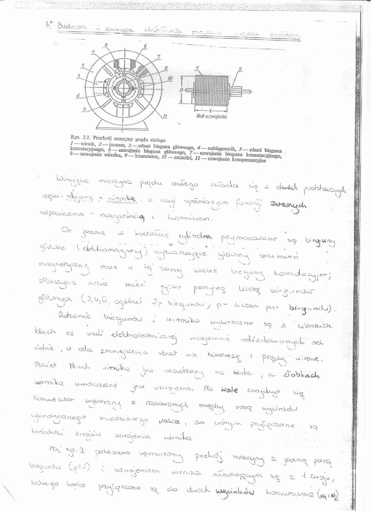 maszyny prądu stałego, WYKŁAD - strona 1