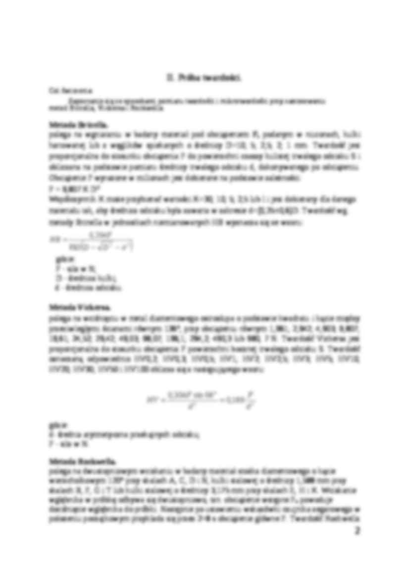 Udarność i twardość - omówienie - strona 2