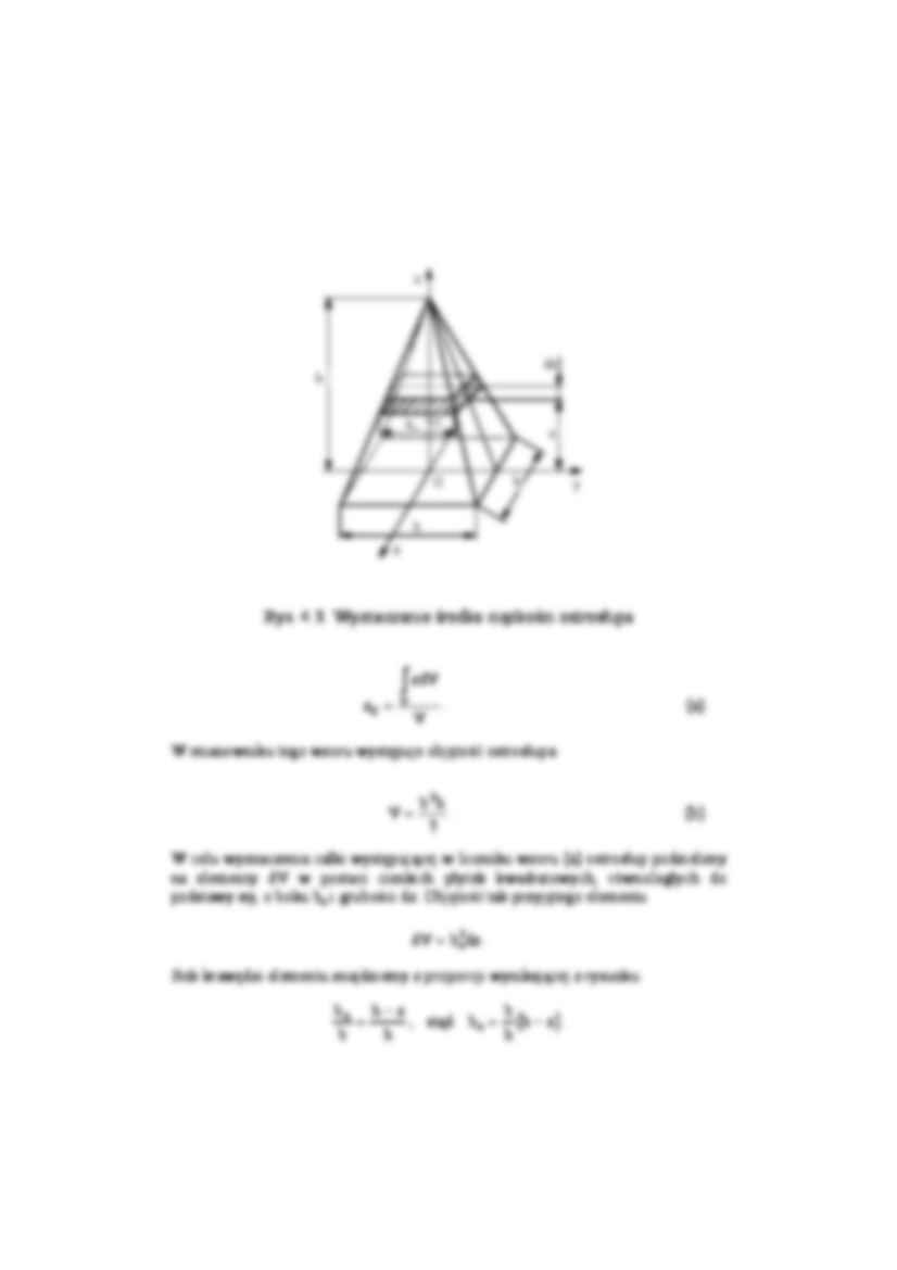 Środek ciężkości bryły jednorodnej - strona 2