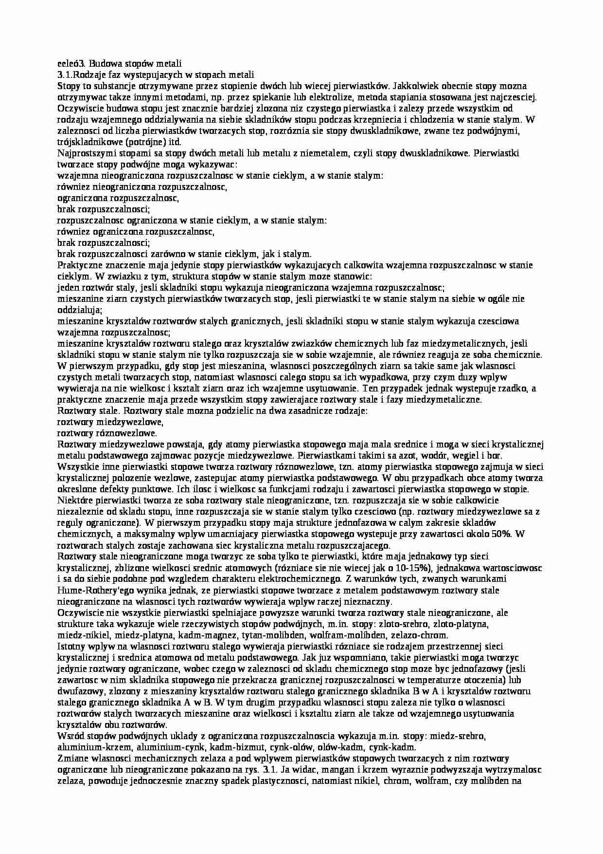 Budowa stopów dwuskładnikowym - omówienie - strona 1