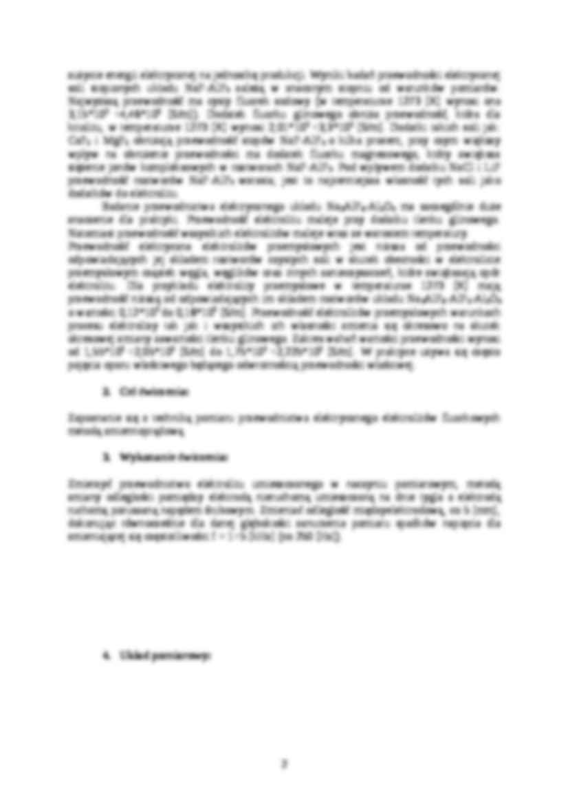 Pomiar przewodnictwa elektrycznego elektrolitów fluorkowych - omówienie - strona 2