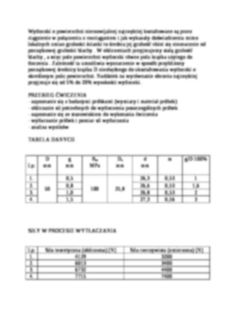Obróbka plastyczna wykrawania - omówienie - strona 3
