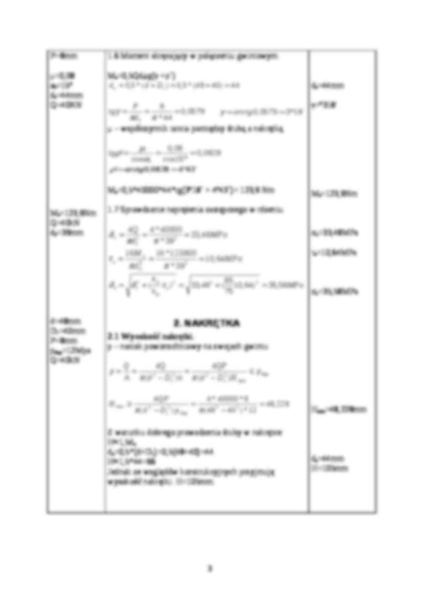 Obróbka plastyczna - projekt  - strona 3