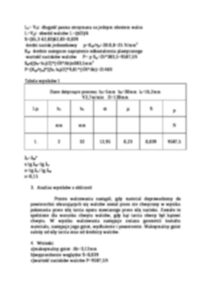 Walcowanie - omówienie - strona 3