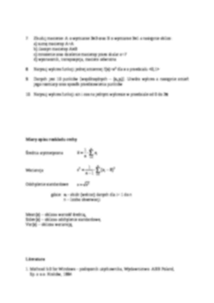 MathCAD - omówienei - strona 2