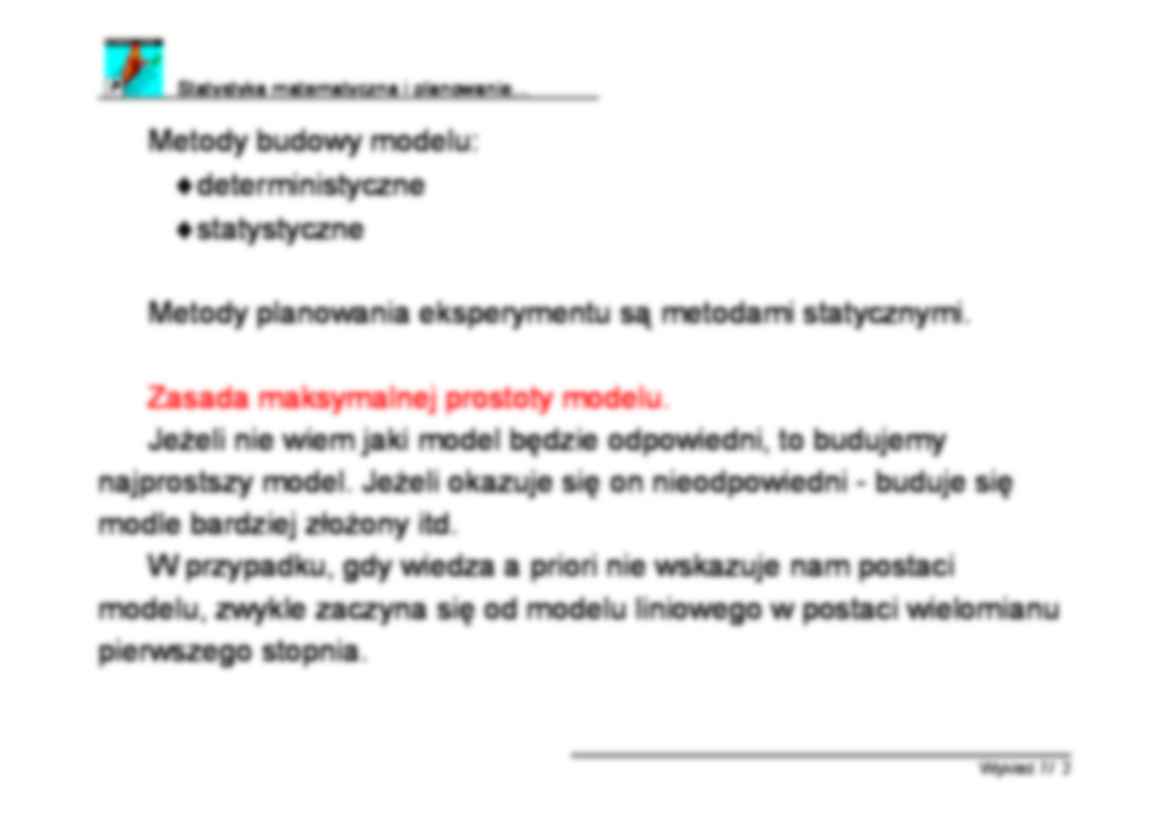 tatystyka matematyczna i planowanie - wykład 1 - strona 2