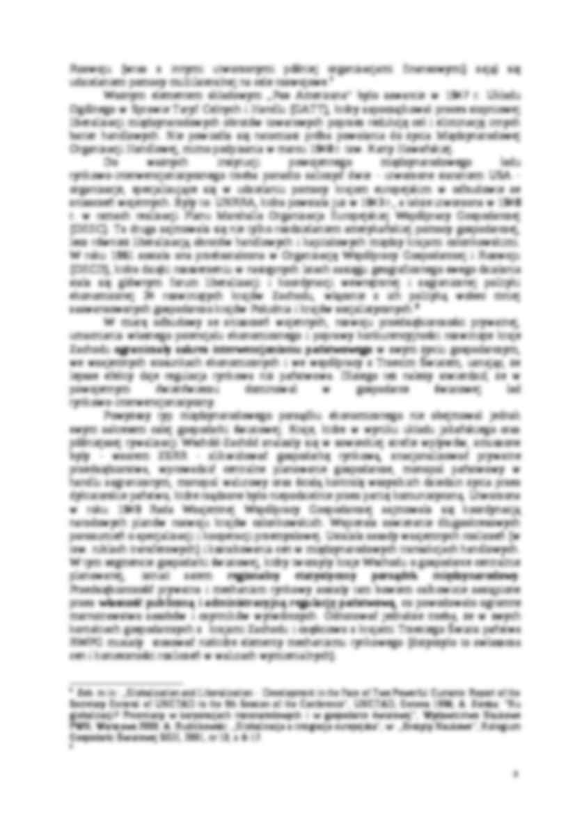 Ewolucja międzynarodowego ładu ekonomicznego - strona 3