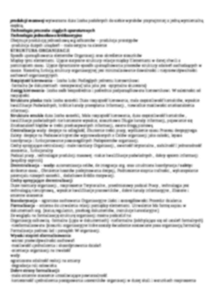 Cechy, rodzaje struktur organizacji - strona 3