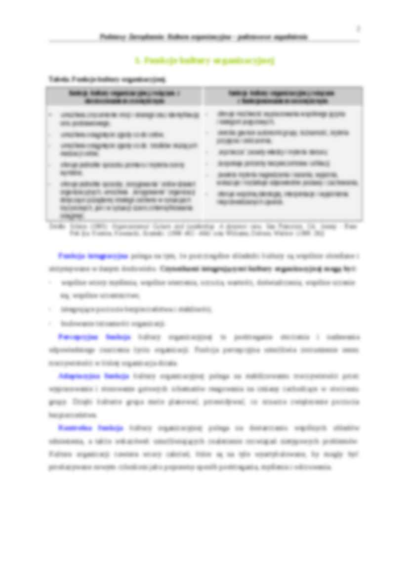 Pojęcie kultury organizacyjnej - strona 2