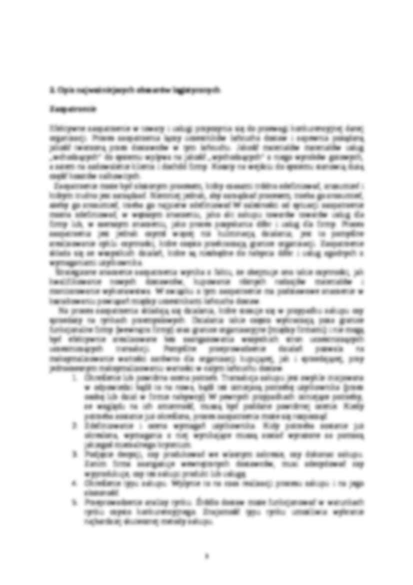 Projekt zarzadzania logistycznego - strona 3