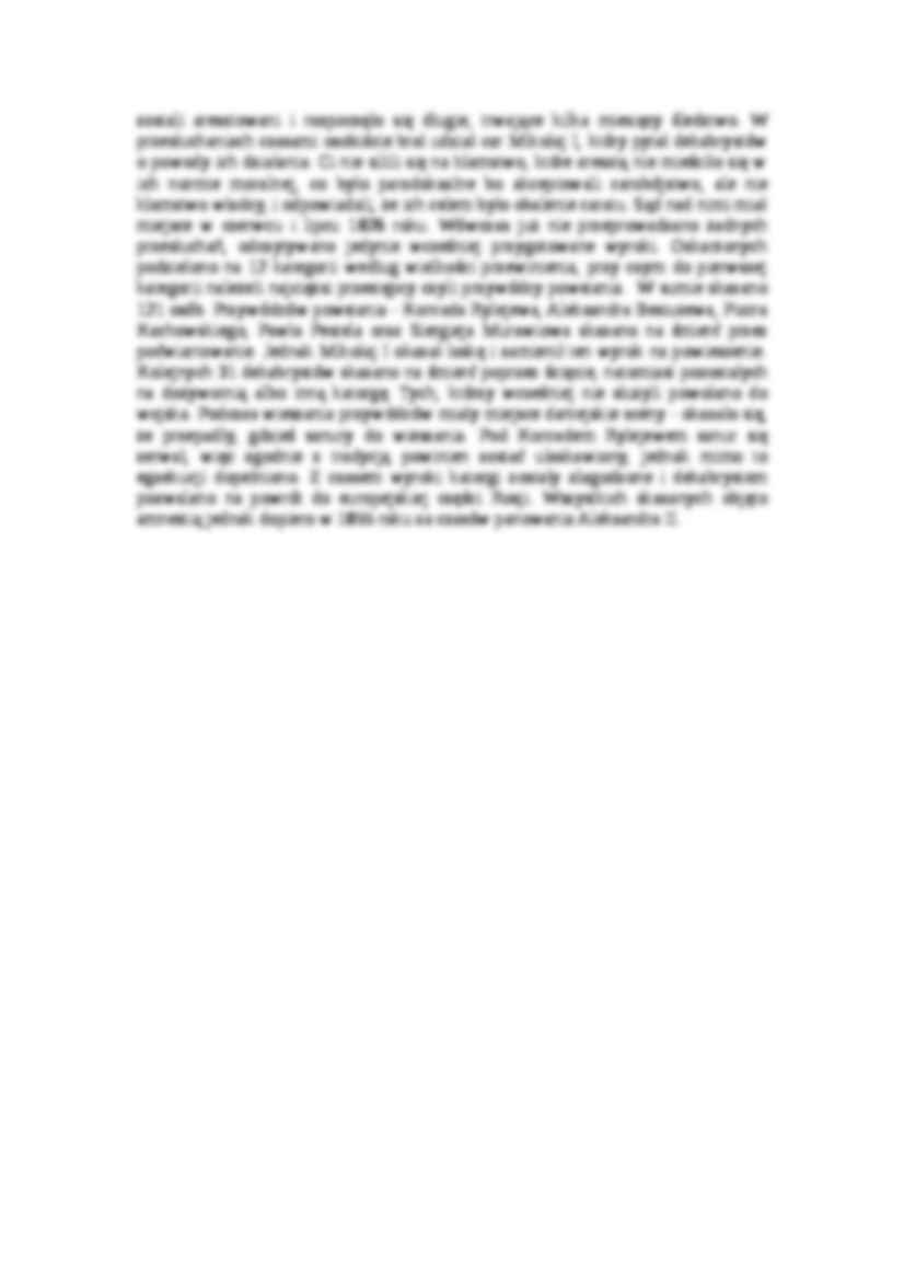 WYKŁAD Powstanie dekabrystów w Rosji (1825) - strona 2