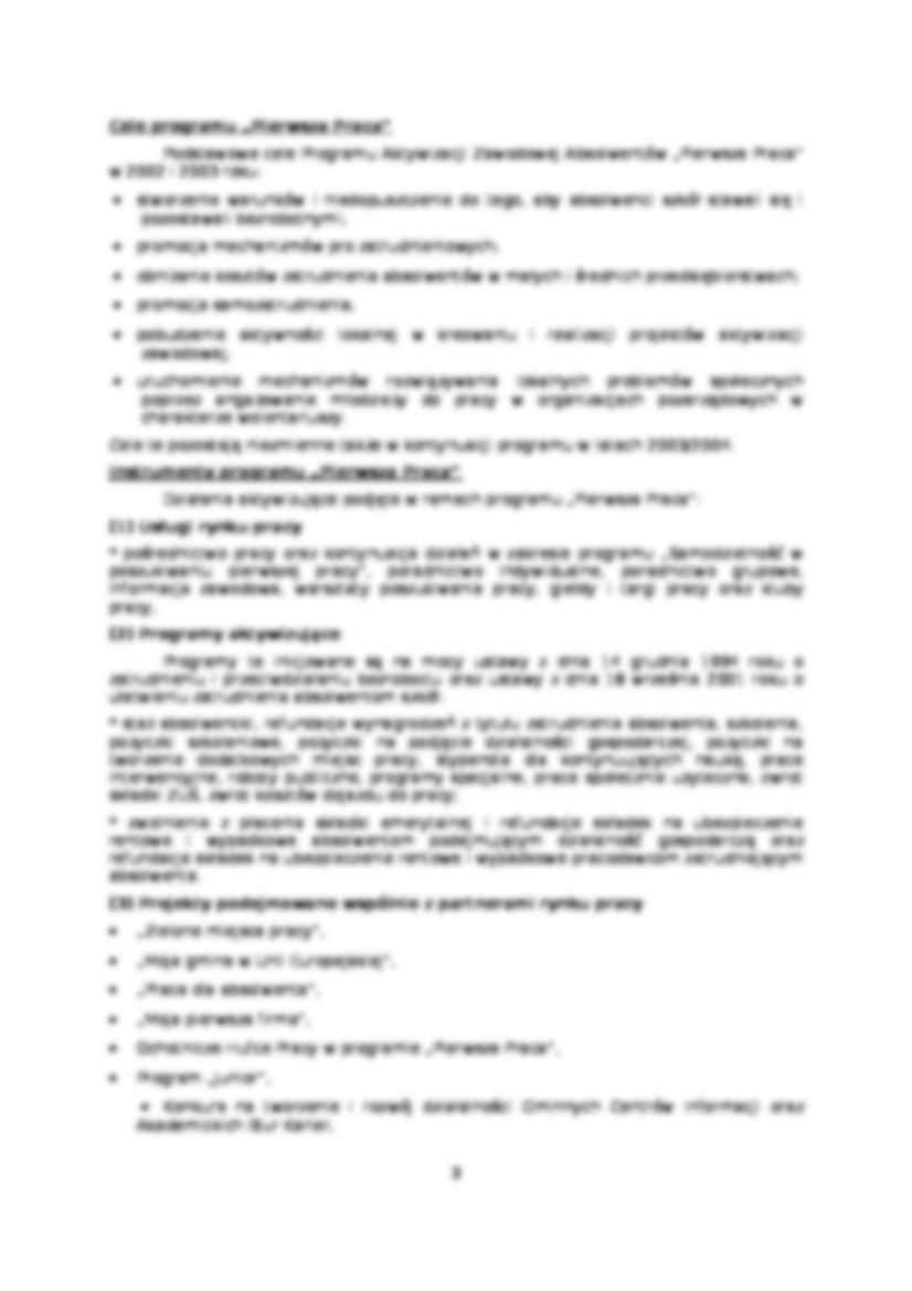 Stan realizacji i nowe zamierzenia programu pierwsza praca - strona 3