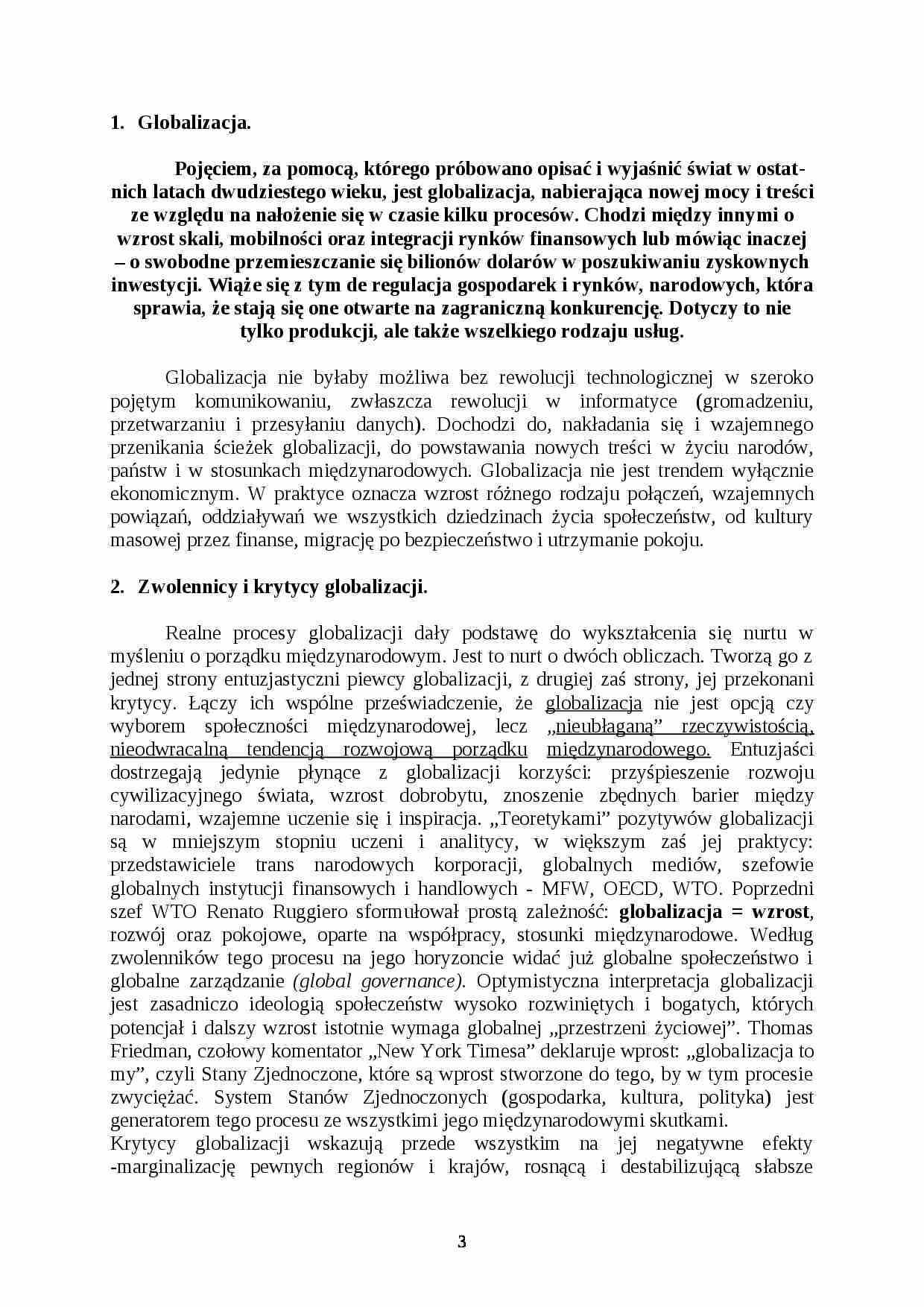 Globalizacja - strona 1