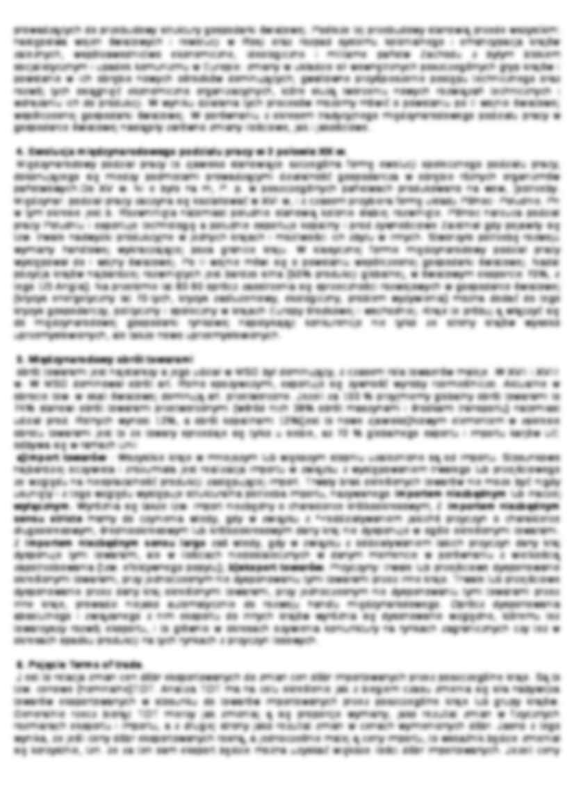 Międzynarodowe stosunki gospodarcze - strona 2
