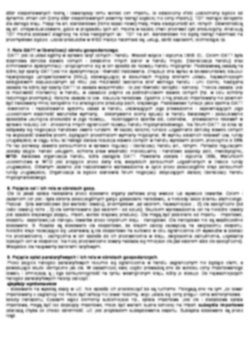 Międzynarodowe stosunki gospodarcze - strona 3