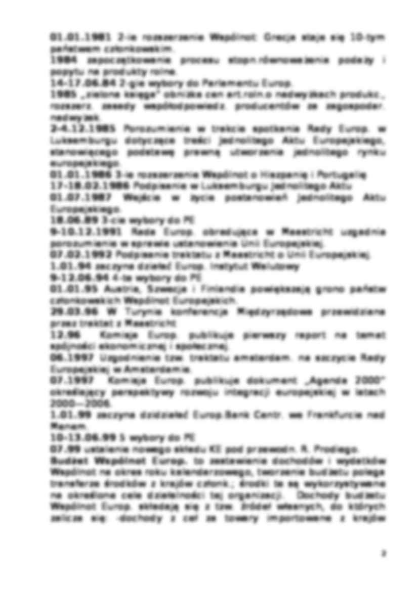 UE - najważniejsze fakty 2 - strona 2
