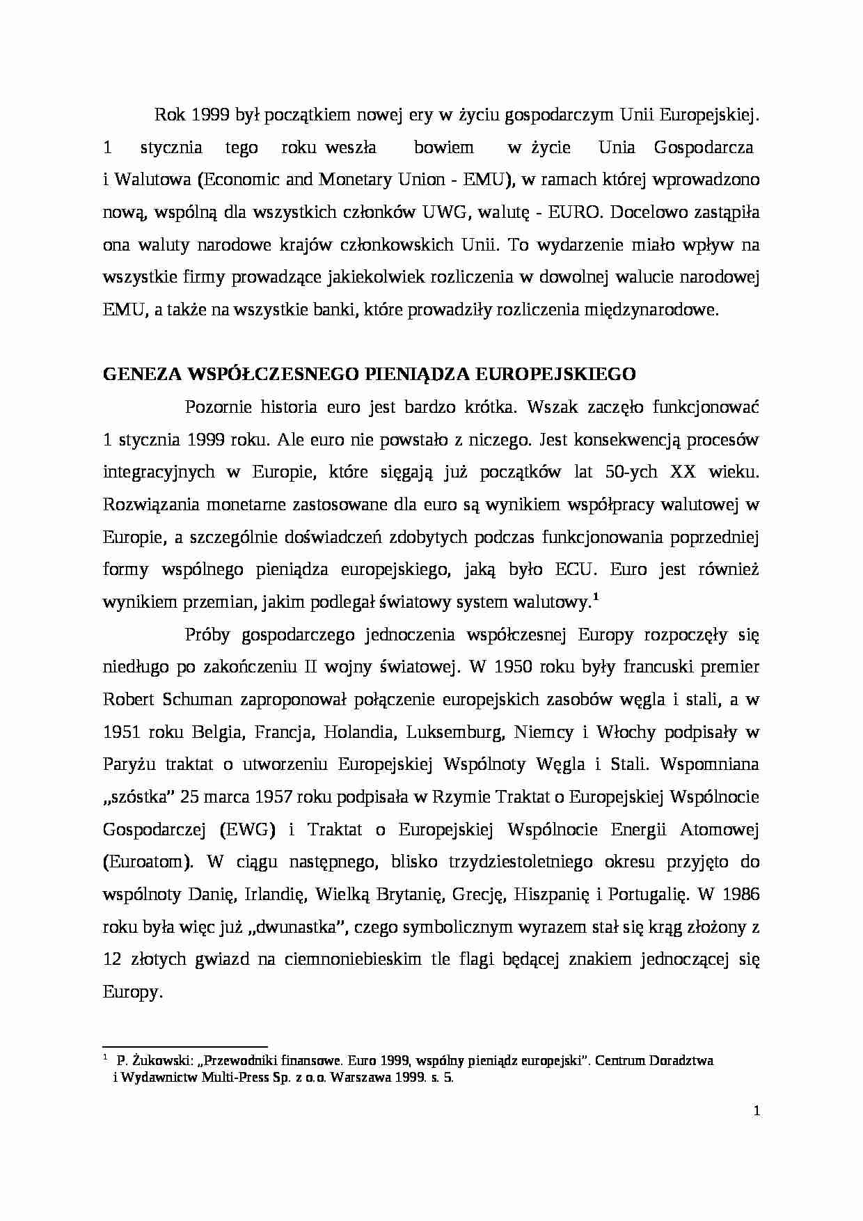 Waluta euro - strona 1