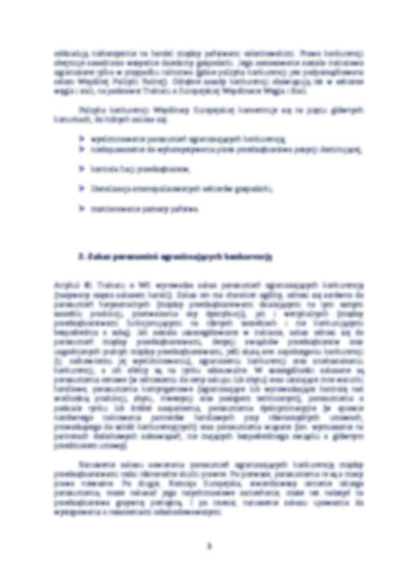 Wolna konkurencja podstaw funkcjonowania rynku UE - strona 3