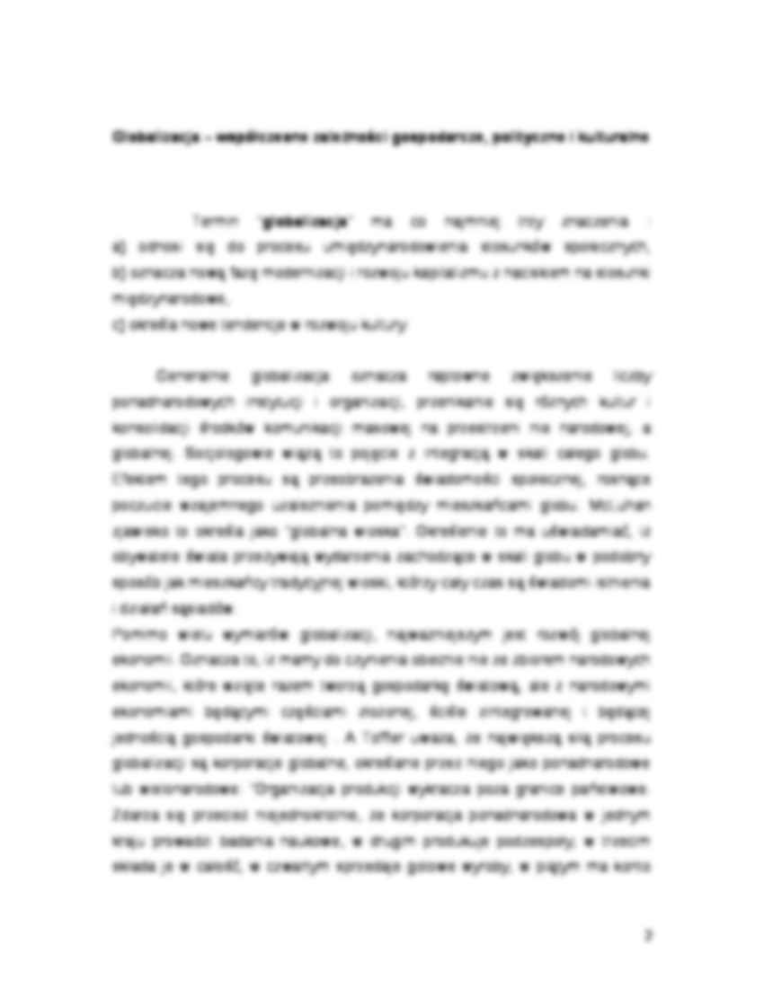 Współczesne zależności gospodarcze - strona 2