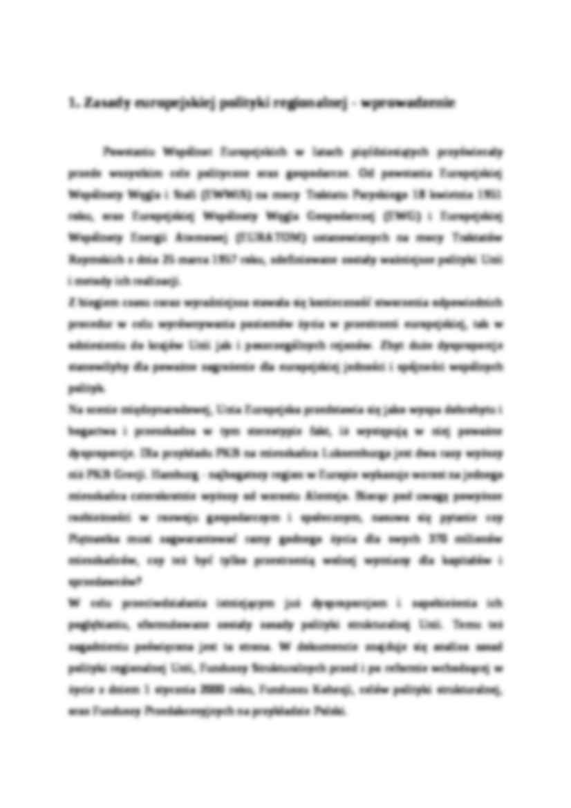 Zasady europejskiej polityki regionalnej - strona 2