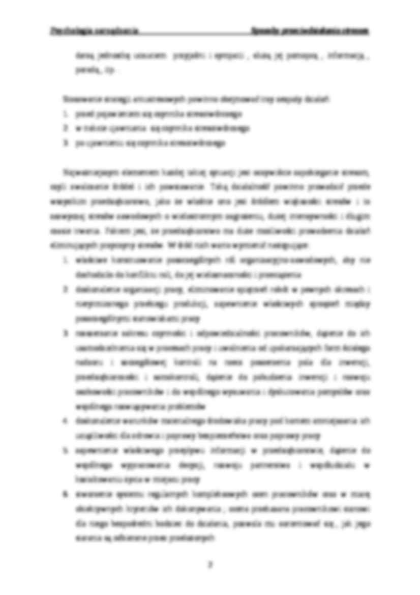 Sposoby przeciwdziałania stresom - strona 2