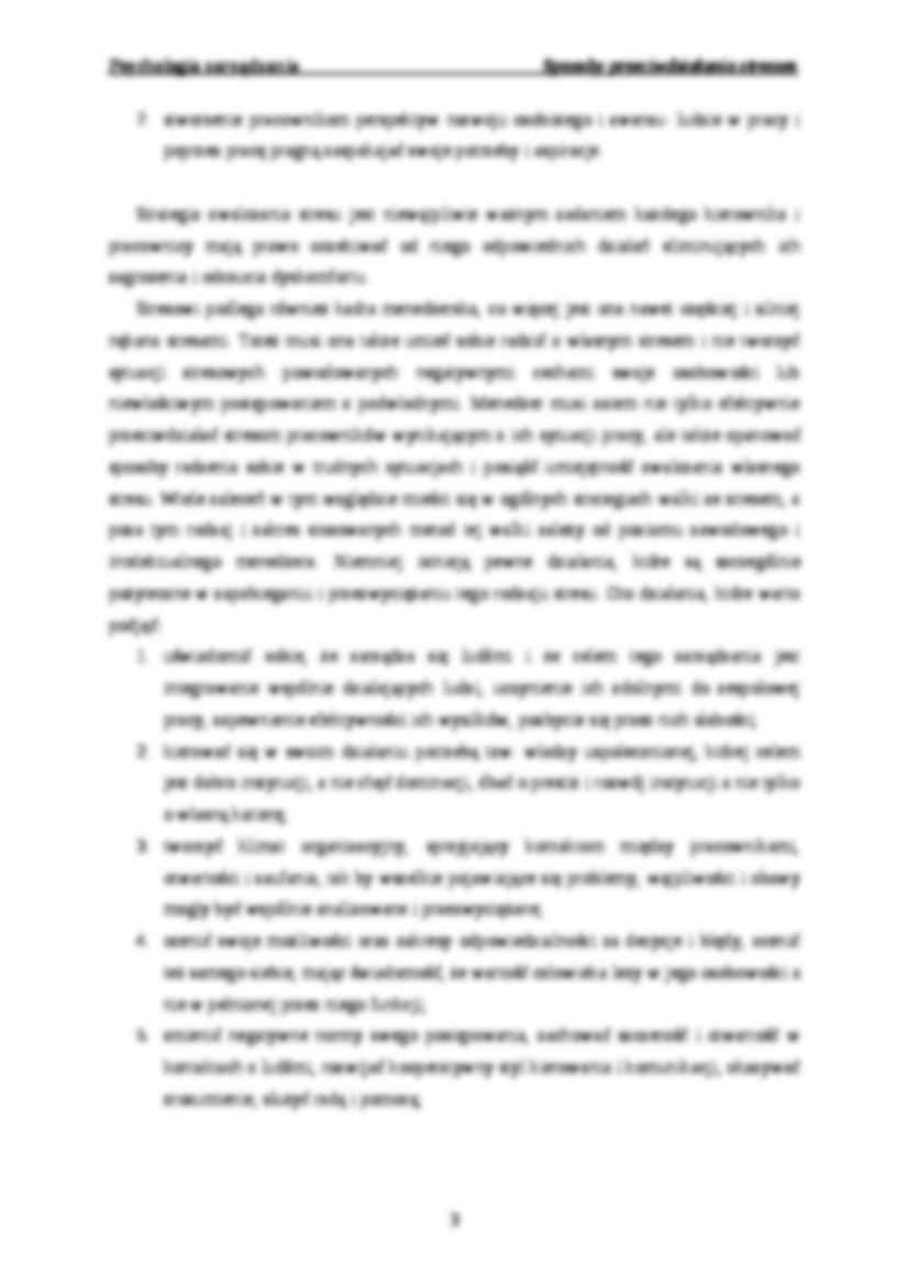 Sposoby przeciwdziałania stresom - strona 3
