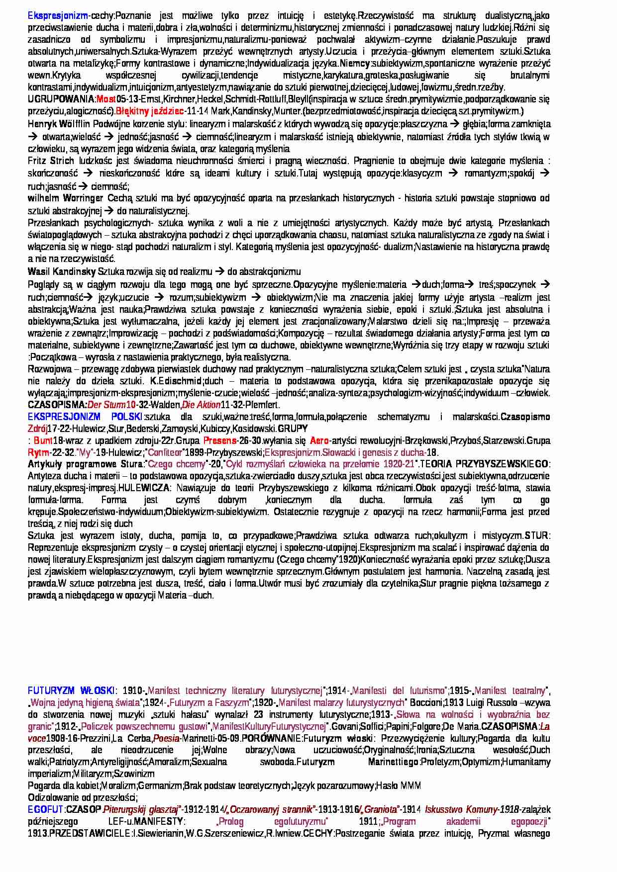 Ekspresjonizm - strona 1