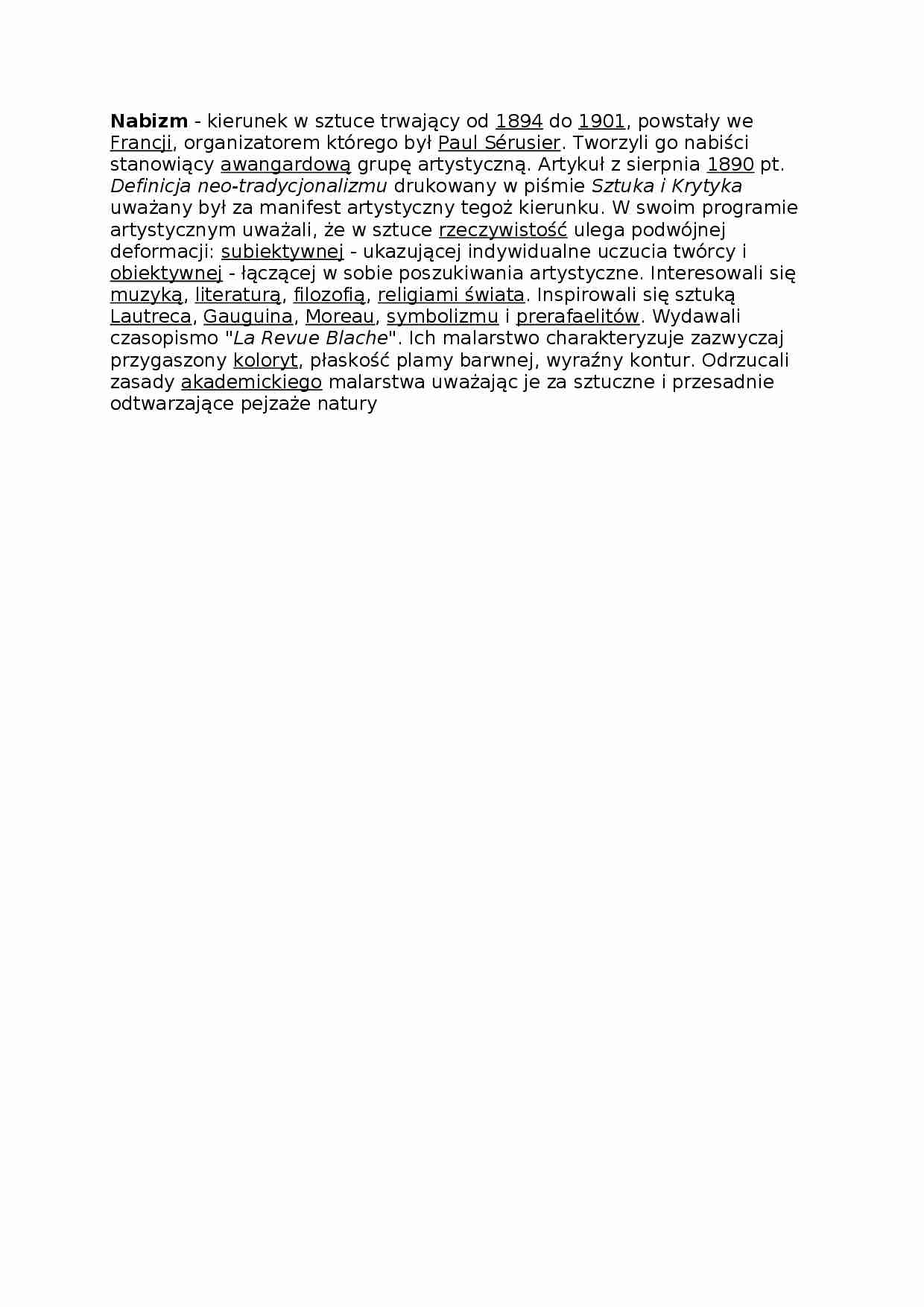 Nabizm - strona 1